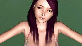 Debakame a Shiroi Yuri II 3D