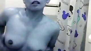 Amico di Sayna baldracca di HK in doccia