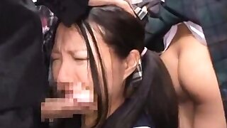 Asian cutie toys smut insertion until hardcore bump