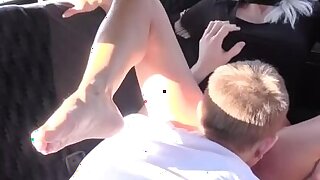 Innocent young tourist gets seduced