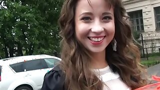 Anale con una gamba lunga Hottie