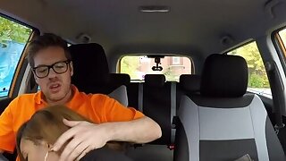 Ebonys lezione finisce in creampie