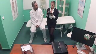 Fake Hospital Sexy Czech estate agent loves sucking and fucking docs cock